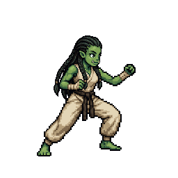 Orc Pugilist, female
