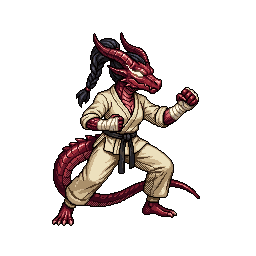 Wyrmkin Pugilist, female