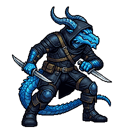 Dragonborn Rogue, male