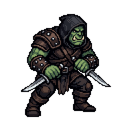 Orc Rogue, male