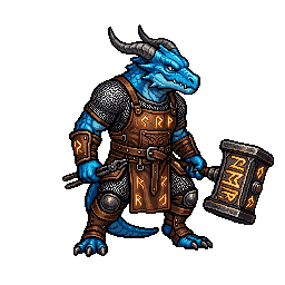 Dragonborn Runesmith, male