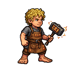 Halfling Runesmith, male
