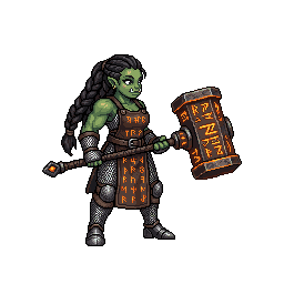 Orc Runesmith, female