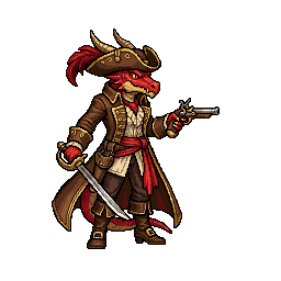 Dragonborn Skypirate, female