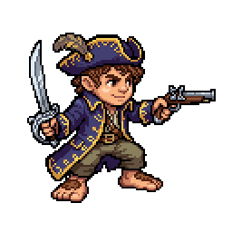 Halfling Skypirate, male