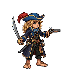 Halfling Skypirate, female