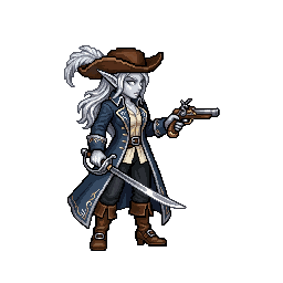 High Elf Skypirate, female