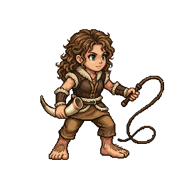 Halfling Tamer, female