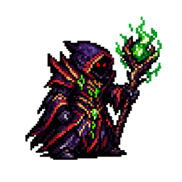 Human Warlock, male