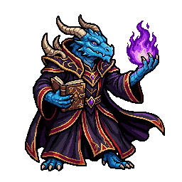 Dragonborn Warlock, male