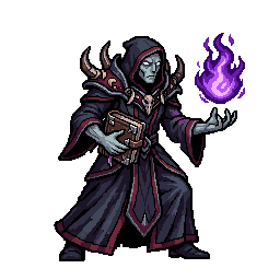 Shade Warlock, male