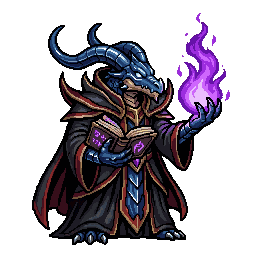 Wyrmkin Warlock, male
