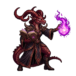 Wyrmkin Warlock, female